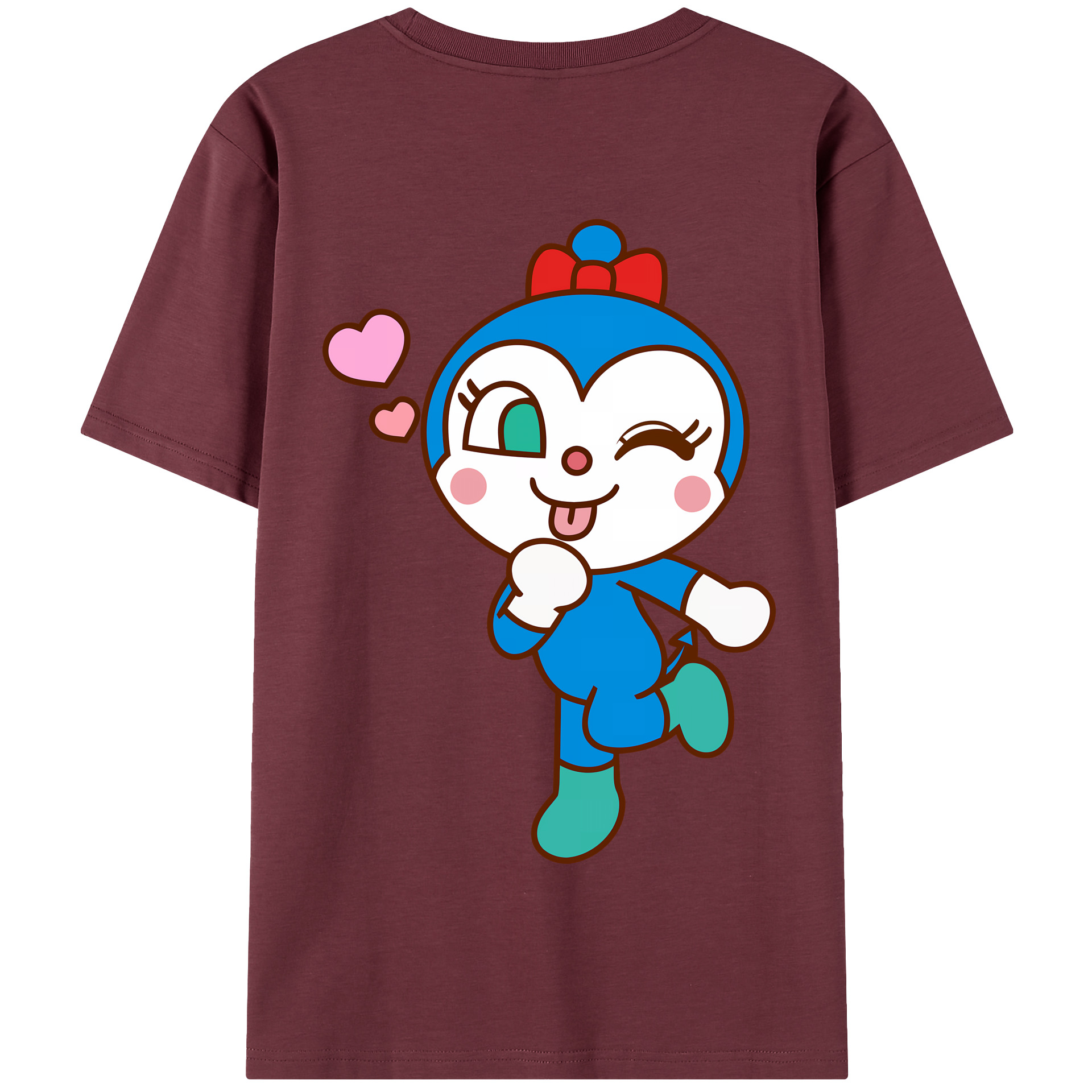 （画像用） アンパンマン Anpanman 綿100％半袖Tシャツ（背面プリント）